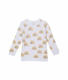 送料無料 Chaser Kids 女の子用 ファッション 子供服 セーター Rainbow Pullover (Little Kids/Big Kids) - White