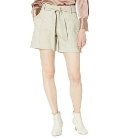 送料無料 ヴィンス Vince レディース 女性用 ファッション ショートパンツ 短パン Stitched Belt Leather Shorts - Light Dove