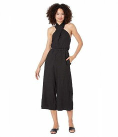 送料無料 bella dahl レディース 女性用 ファッション ジャンプスーツ つなぎ セット Wrap Neck Halter Jumpsuit - Black