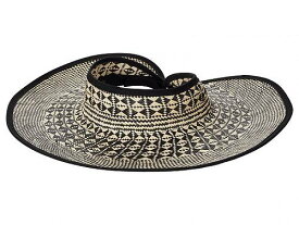 送料無料 エルスペース L*Space レディース 女性用 ファッション雑貨 小物 帽子 バイザー Sorrento Hat - Black