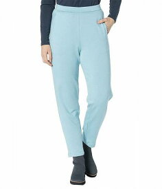 送料無料 アイリーンフィッシャー Eileen Fisher レディース 女性用 ファッション パンツ ズボン Petite Slouch Ankle Pants in Tencel Organic Cotton Fleece - Seafoam