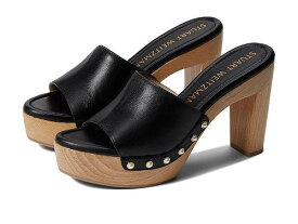 送料無料 スチュアートワイツマン Stuart Weitzman レディース 女性用 シューズ 靴 ヒール Pearl Clog 85 Sandal - Black