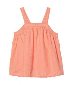 送料無料 ピーク PEEK 女の子用 ファッション 子供服 ブラウス Palm Embroidered Trim Top (Toddler/Little Kids/Big Kids) - Coral