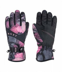 送料無料 ロキシー Roxy レディース 女性用 ファッション雑貨 小物 グローブ 手袋 Jetty Snow Gloves - True Black Pansy Pansy