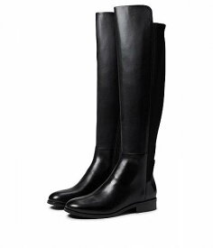 送料無料 コールハーン Cole Haan レディース 女性用 シューズ 靴 ブーツ ロングブーツ Izzy OTK Boot - Black Leather