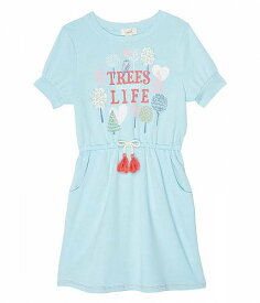 送料無料 ピーク PEEK 女の子用 ファッション 子供服 ドレス Peek X The Nature Conservancy Trees=Life Dress (Toddler/Little Kids/Big Kids) - Light Blue