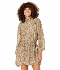 送料無料 ショーミーユアムームー Show Me Your Mumu レディース 女性用 ファッション ドレス Russo Ruffle Dress - Glitter Python
