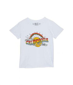 送料無料 オリジナルレトロブランド The Original Retro Brand Kids 女の子用 ファッション 子供服 Tシャツ Cotton California Crew Neck Tee (Big Kids) - White