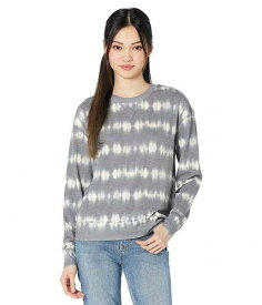 送料無料 スリードッツ Three Dots レディース 女性用 ファッション パーカー スウェット French Terry Tie-Dye Pullover - Tornado/Pristine