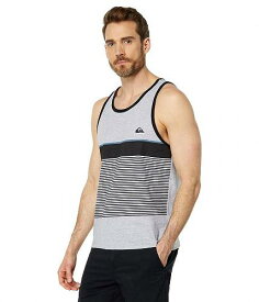 送料無料 クイックシルバー Quiksilver メンズ 男性用 ファッション タンクトップ Tijuana Stripe Tank - Athletic Heather