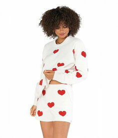 送料無料 ショーミーユアムームー Show Me Your Mumu レディース 女性用 ファッション ショートパンツ 短パン Boardwalk Shorts - Tossed Heart Knit Red