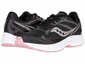 送料無料 サッカニー Saucony レディース 女性用 シューズ 靴 スニーカー 運動靴 Cohesion 14 - Black/Pink