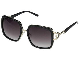 送料無料 ゲス GUESS レディース 女性用 メガネ 眼鏡 サングラス GF6111 - Shiny Black/Gradient Smoke
