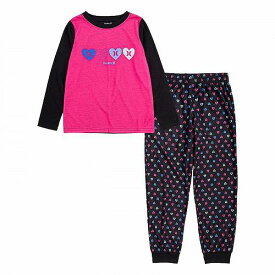 送料無料 ハーレー Hurley Kids 女の子用 ファッション 子供服 パジャマ 寝巻き Pajama Top and Pants Two-Piece Set (Little Kids/Big Kids) - Black