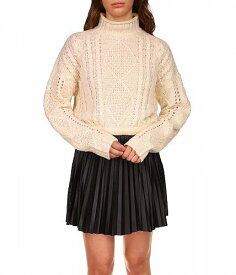 送料無料 サンクチュアリ Sanctuary レディース 女性用 ファッション セーター Cozy Up Cable Sweater - Moonlight