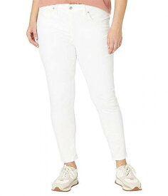 送料無料 Madewell レディース 女性用 ファッション ジーンズ デニム Plus 9&quot; Mid-Rise Crop in Pure White - Pure White