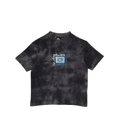 送料無料 クイックシルバー Quiksilver Kids 男の子用 ファッション 子供服 Tシャツ Slow Dive Short Sleeve (Big KIds) - Black Tie-Dye