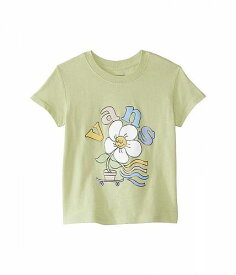 送料無料 バンズ Vans Kids 女の子用 ファッション 子供服 Tシャツ Skate Fleur Crew (Toddler/Little Kids) - Winter Pear