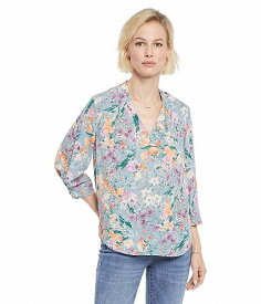 送料無料 エヌワイディージェー NYDJ レディース 女性用 ファッション ブラウス 3/4 Sleeve Charming Top - Bardot Bouquet