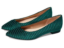 送料無料 フレンチソール French Sole レディース 女性用 シューズ 靴 フラット Elka - Emerald Bremen Velvet