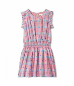 送料無料 Hatley Kids 女の子用 ファッション 子供服 ドレス Lovely Hearts Woven Dress (Toddler/Little Kids/Big Kids) - Pink