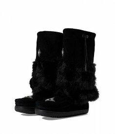 送料無料 マニトバムクルックス Manitobah Mukluks レディース 女性用 シューズ 靴 ブーツ スノーブーツ WP Snowy Owl - Black/Noir Suede 2