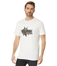 送料無料 ヴォルコム Volcom メンズ 男性用 ファッション Tシャツ Entertainment Fat Tony Short Sleeve Tee - Off-White