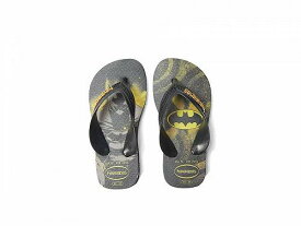 送料無料 ハワイアナス Havaianas Kids 男の子用 キッズシューズ 子供靴 サンダル Max Heroes (Toddler/Little Kid/Big Kid) - Black/Black/Citrus Orange