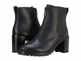送料無料 Madewell レディース 女性用 シューズ 靴 ブーツ アンクル ショートブーツ The Alyce Zip-Front Lugsole Boot - True Black