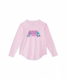 送料無料 Chaser Kids 女の子用 ファッション 子供服 Tシャツ Mermaid Bestie Tee (Toddler/Little Kids) - Lilac Snow