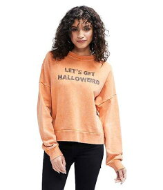 送料無料 ワイルドフォックス Wildfox レディース 女性用 ファッション パーカー スウェット Halloweird Fifi Sweatshirt - Mineral Golden Ochre