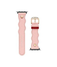 送料無料 テッドベイカー Ted Baker レディース 女性用 腕時計 ウォッチ ファッション時計 Wavy Leather Pink Keeper Hexagonal Pins w/ Logo 42/44 - Pink