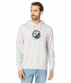 送料無料 ルーカ RVCA メンズ 男性用 ファッション パーカー スウェット Latitude Hoodie - White/Tie-Dye