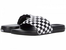 送料無料 バンズ Vans Kids キッズ 子供用 キッズシューズ 子供靴 サンダル La Costa Slide-On (Little Kid) - (Checkerboard) White