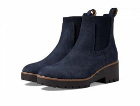 送料無料 ブロンド Blondo レディース 女性用 シューズ 靴 ブーツ チェルシーブーツ アンクル Dyme Waterproof - Navy Suede