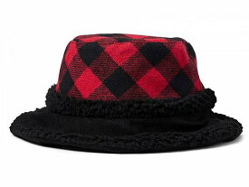 送料無料 バッジリーミシュカ Badgley Mischka レディース 女性用 ファッション雑貨 小物 帽子 Patchwork Bucket Hat - Red/Black