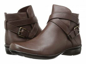 送料無料 ナチュラライザー Naturalizer レディース 女性用 シューズ 靴 ブーツ アンクル ショートブーツ Cassandra - Brown Leather