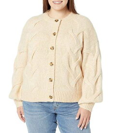 送料無料 Madewell レディース 女性用 ファッション セーター Plus Aviva Cable Cardigan - Heather Powder