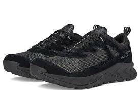 送料無料 キーン Keen メンズ 男性用 シューズ 靴 ブーツ ハイキング トレッキング Hightrail EXP Waterproof Hiking Shoes - Black/Magnet