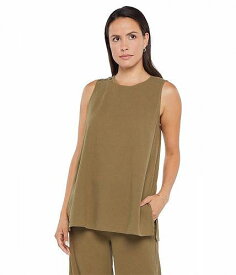 送料無料 エヌワイディージェー NYDJ レディース 女性用 ファッション ブラウス Gauze Sleeveless Tunic - Moss