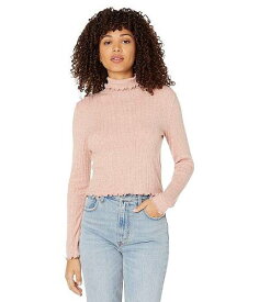 送料無料 Madewell レディース 女性用 ファッション Tシャツ Soju Crop Turtleneck Solid - Misty Rose