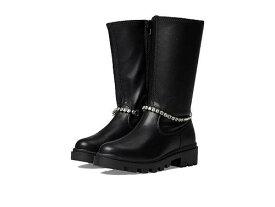 送料無料 スティーブマデン Steve Madden Kids 女の子用 キッズシューズ 子供靴 ブーツ ロングブーツ Aberdnr (Toddler/Little Kid) - Black