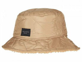 送料無料 ラグアンドボーン rag &amp; bone レディース 女性用 ファッション雑貨 小物 帽子 Addison Reversible Bucket Hat - Camel Sherpa