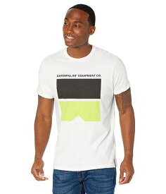 送料無料 キャタピラー Caterpillar メンズ 男性用 ファッション Tシャツ Blocks Connect Tee - White