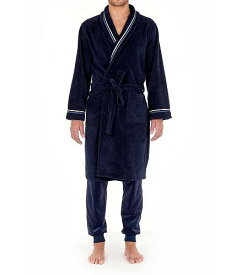 送料無料 HOM メンズ 男性用 ファッション パジャマ 寝巻き バスローブ Transat Bath Robe - Navy