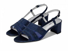 送料無料 デービッドテール David Tate レディース 女性用 シューズ 靴 ヒール Sparkle - Navy Satin