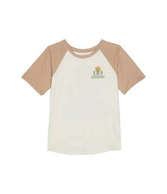 送料無料 Tiny Whales 男の子用 ファッション 子供服 Tシャツ Explorer Raglan (Toddler/Little Kids/Big Kids) - Natural/Clay