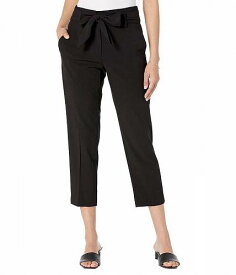 送料無料 ダナキャランニューヨーク DKNY レディース 女性用 ファッション パンツ ズボン High-Waisted Tie Front Pants - Black