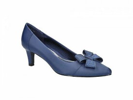 送料無料 イージーストリート Easy Street レディース 女性用 シューズ 靴 ヒール Devanna - Navy Satin