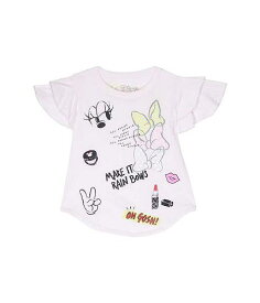 送料無料 Chaser Kids 女の子用 ファッション 子供服 Tシャツ Super Soft Vintage Jersey Flutter Sleeve Shirttail Tee (Little Kids/Big Kids) - Pinky